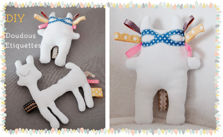 Tutoriel DIY Doudous Etiquettes.