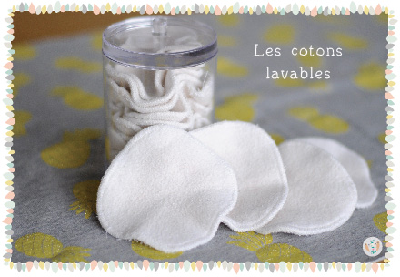 Cotons lavables, Beauté naturelle et écologique, slow cosmétique