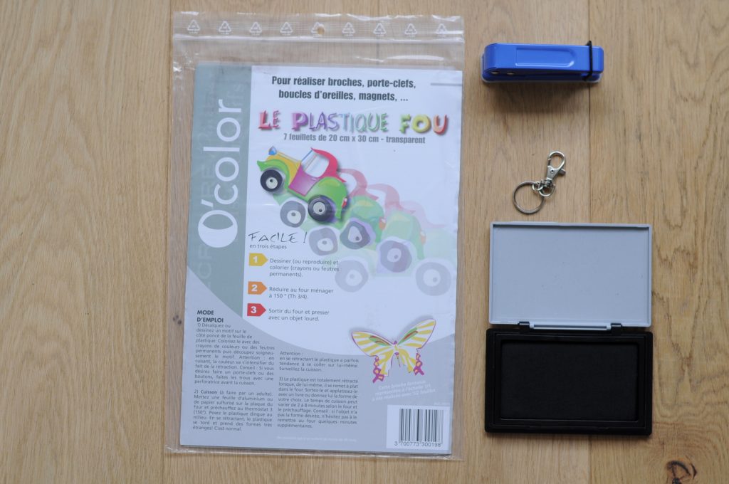 Porte-clé en plastique dingue pour la fête des pères