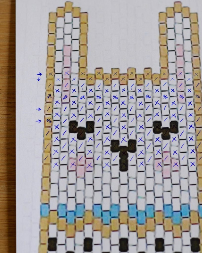 Kit DIY collier lapin Miyuki par Sobigraphie et Aime comme Marie Kit DIY collier lapin Miyuki par Sobigraphie et Aime comme Marie