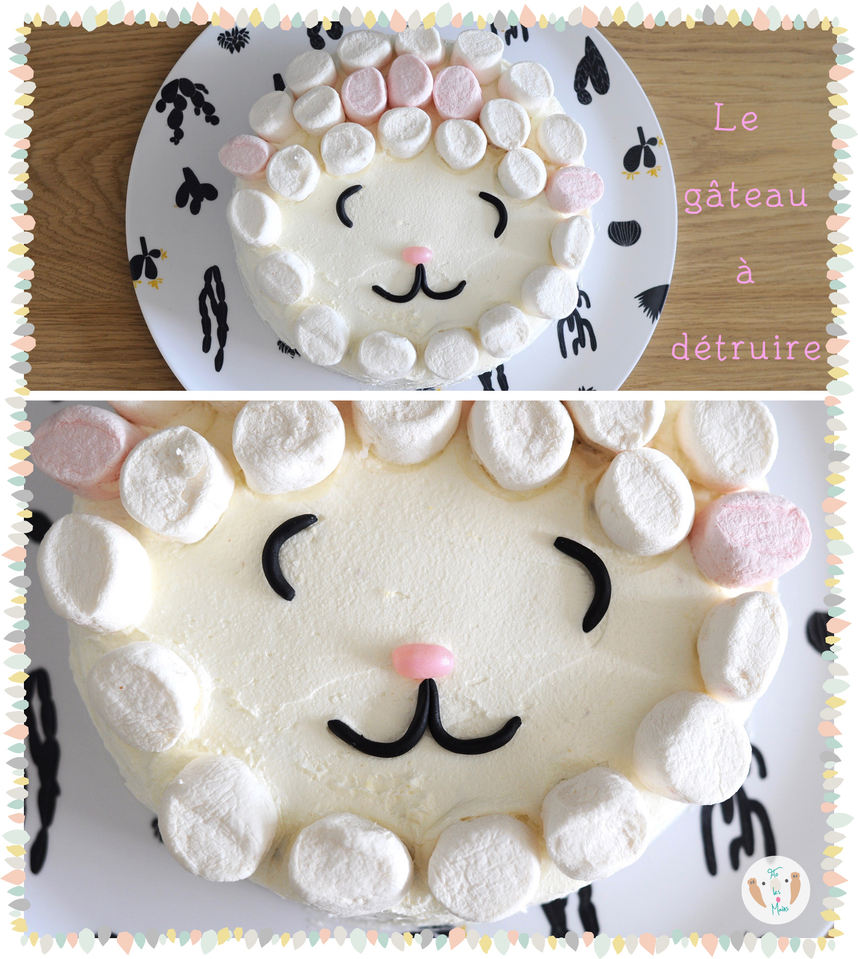 Un gâteau d'anniversaire pour les 1 an à détruire