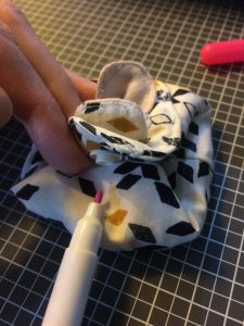 Tuto pas à pas porte monnaie en tissu inspirée du sweetie de Nat&Nin