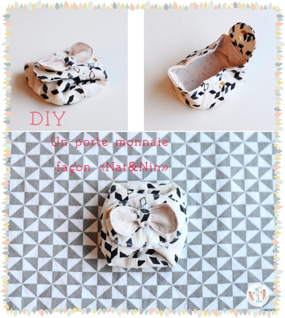 DIY Un porte monnaie façon Nat&Nin avec des chutes de tissus