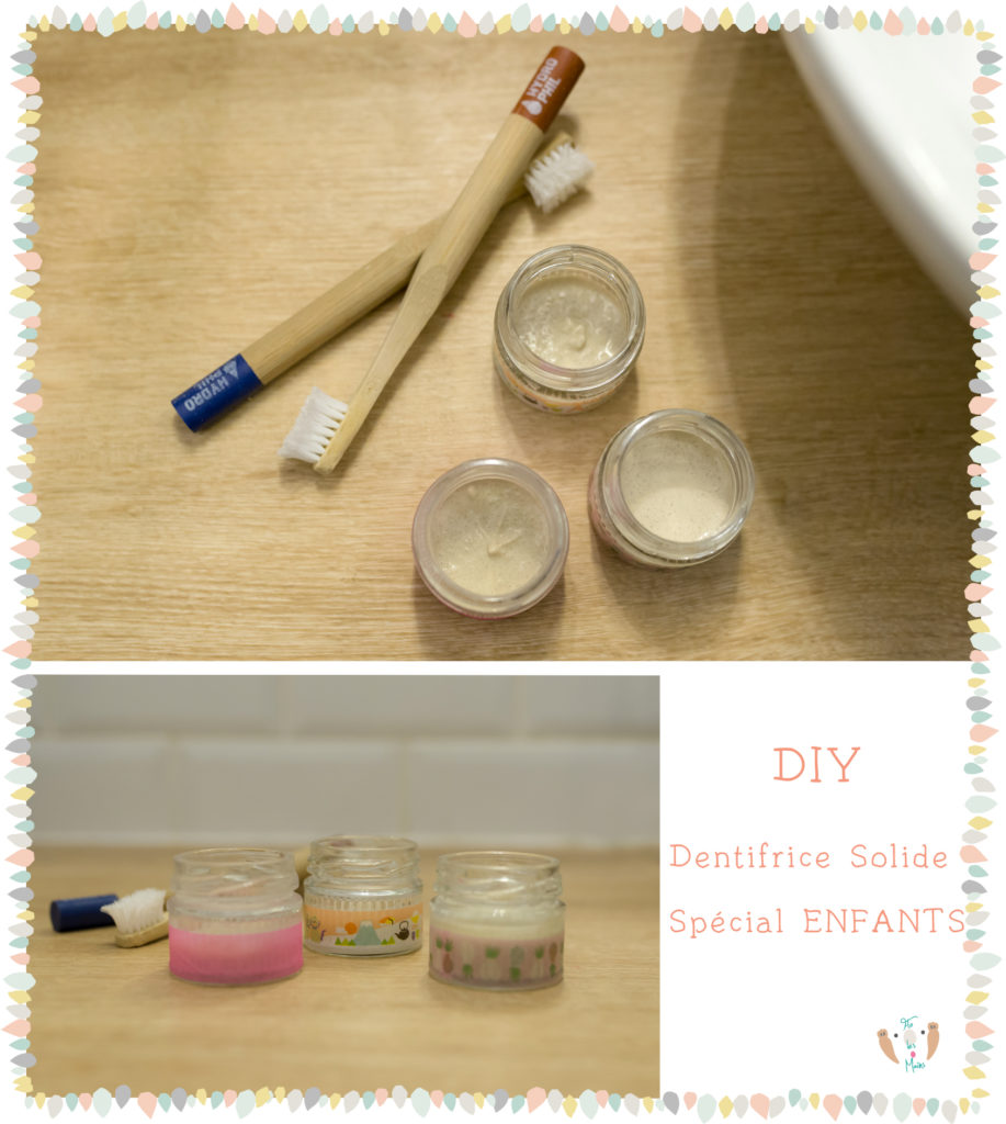 recette dentifrice solide spécial enfants avec savon de marseille